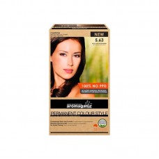 Aromaganic 天然有机草本染发膏染发剂 5.63-巧克力棕色（安全无毒 不含PPD）